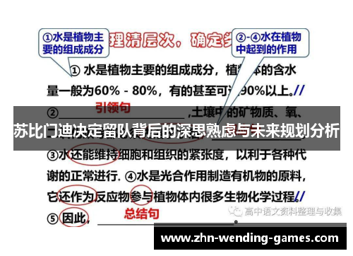 苏比门迪决定留队背后的深思熟虑与未来规划分析