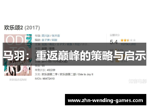 马羽：重返巅峰的策略与启示